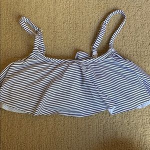 Striped bikini top